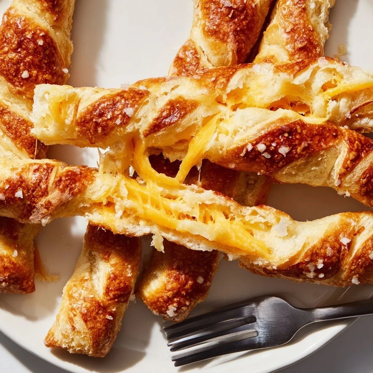 Cream Soda Cheesy Pretzel Biscuit