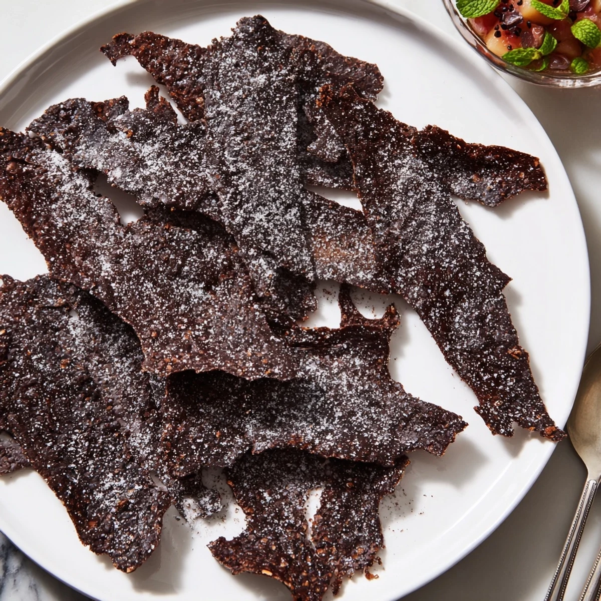 Crispy Dessert Chips & Salsa with fresh fruit for a delightful sweet treat.  