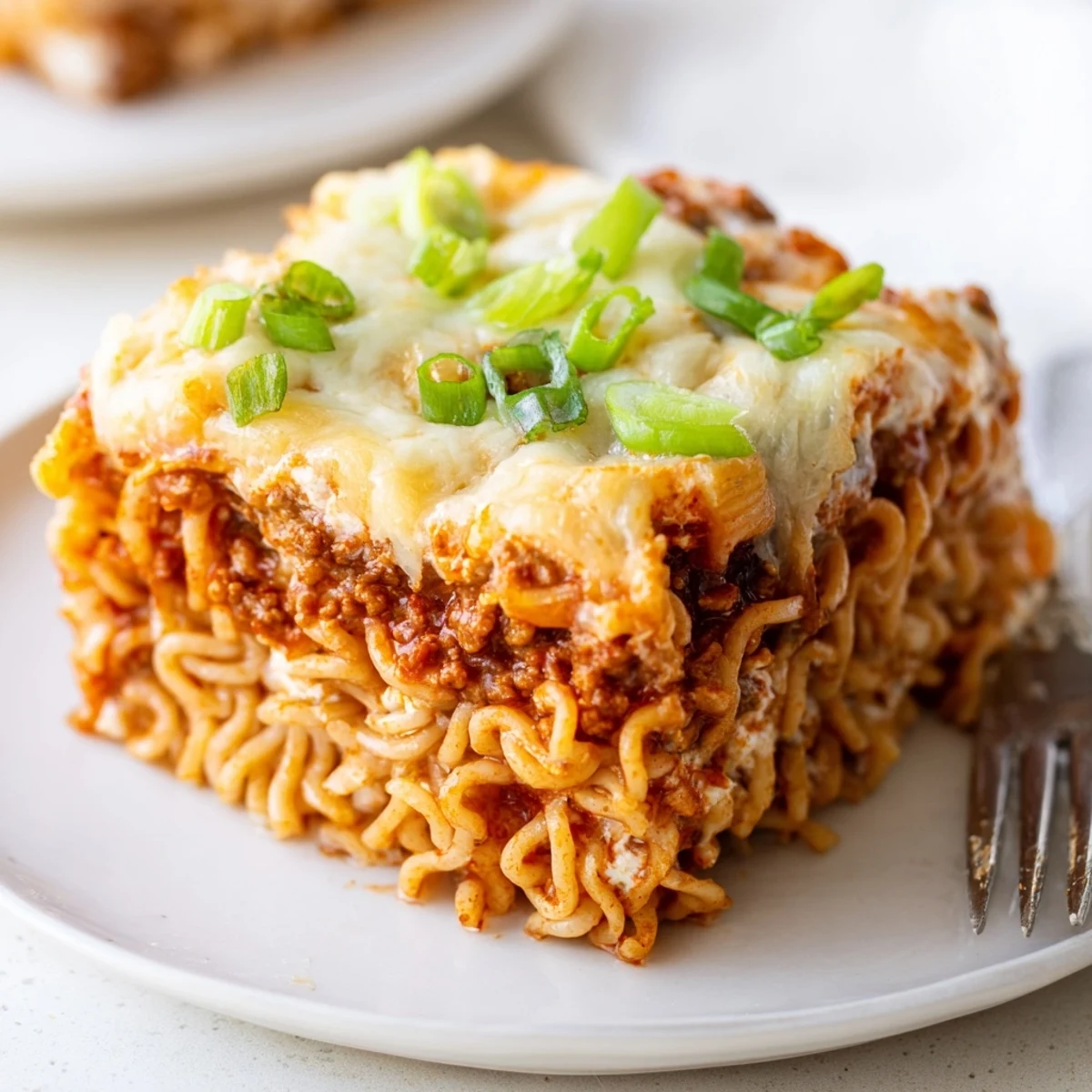 Spicy Ramen Lasagna Fusion