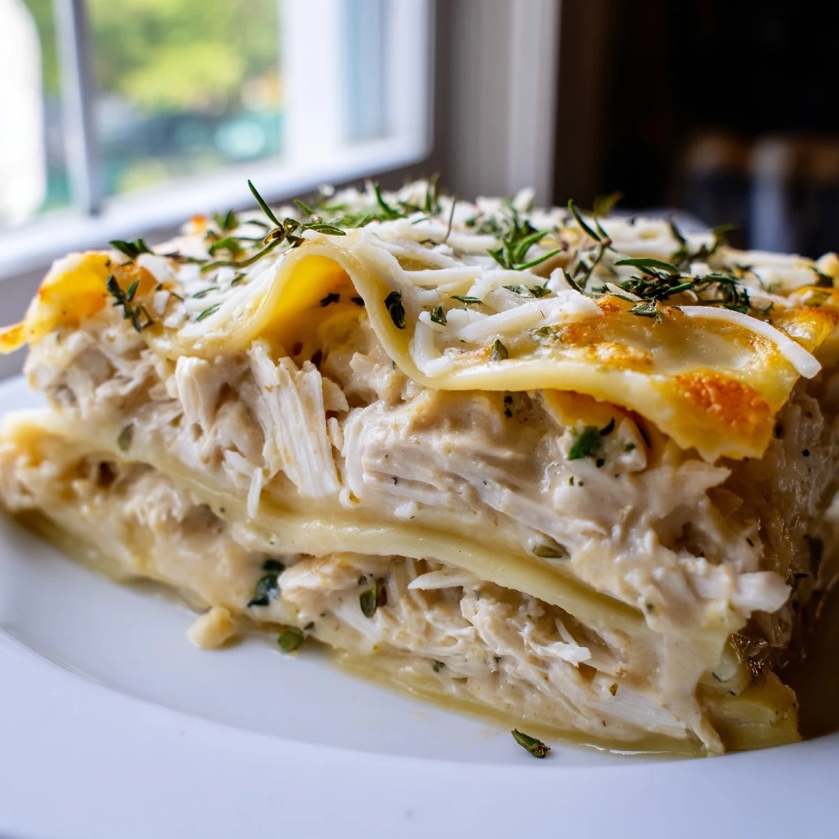 Rosemary Chicken Lasagna Creamy
