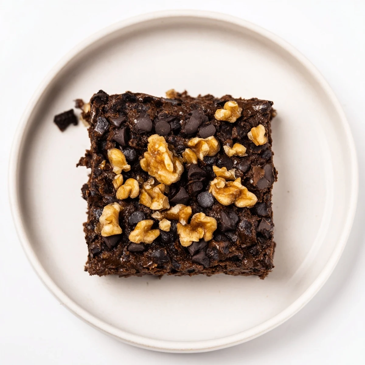 Beautiful close-up of freshly baked sweet potato brownies, promising a delicious, healthy treat.