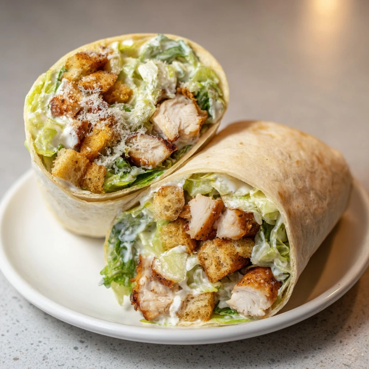 Chicken Caesar Wraps