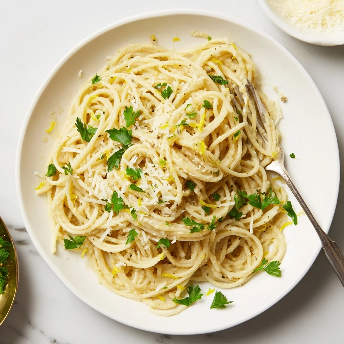 Golden roasted cauliflower and garlic blend into a smooth sauce for this delicious pasta recipe.