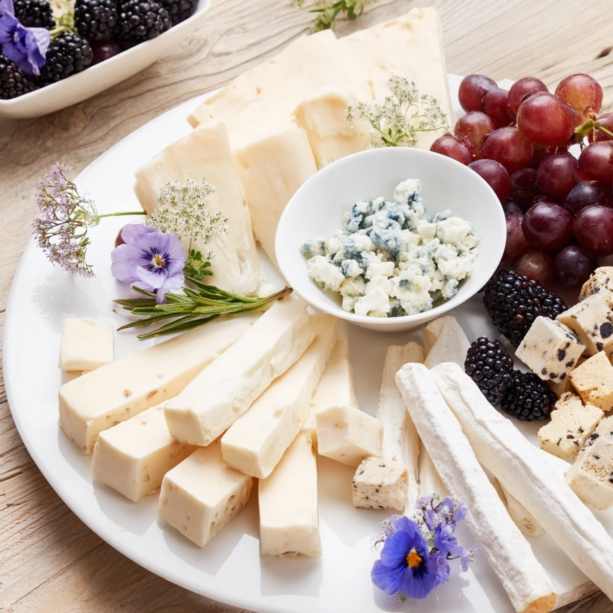 A beautiful view of the Enchanted Forest Grazing Board: a festive spread perfect for a delightful gathering.