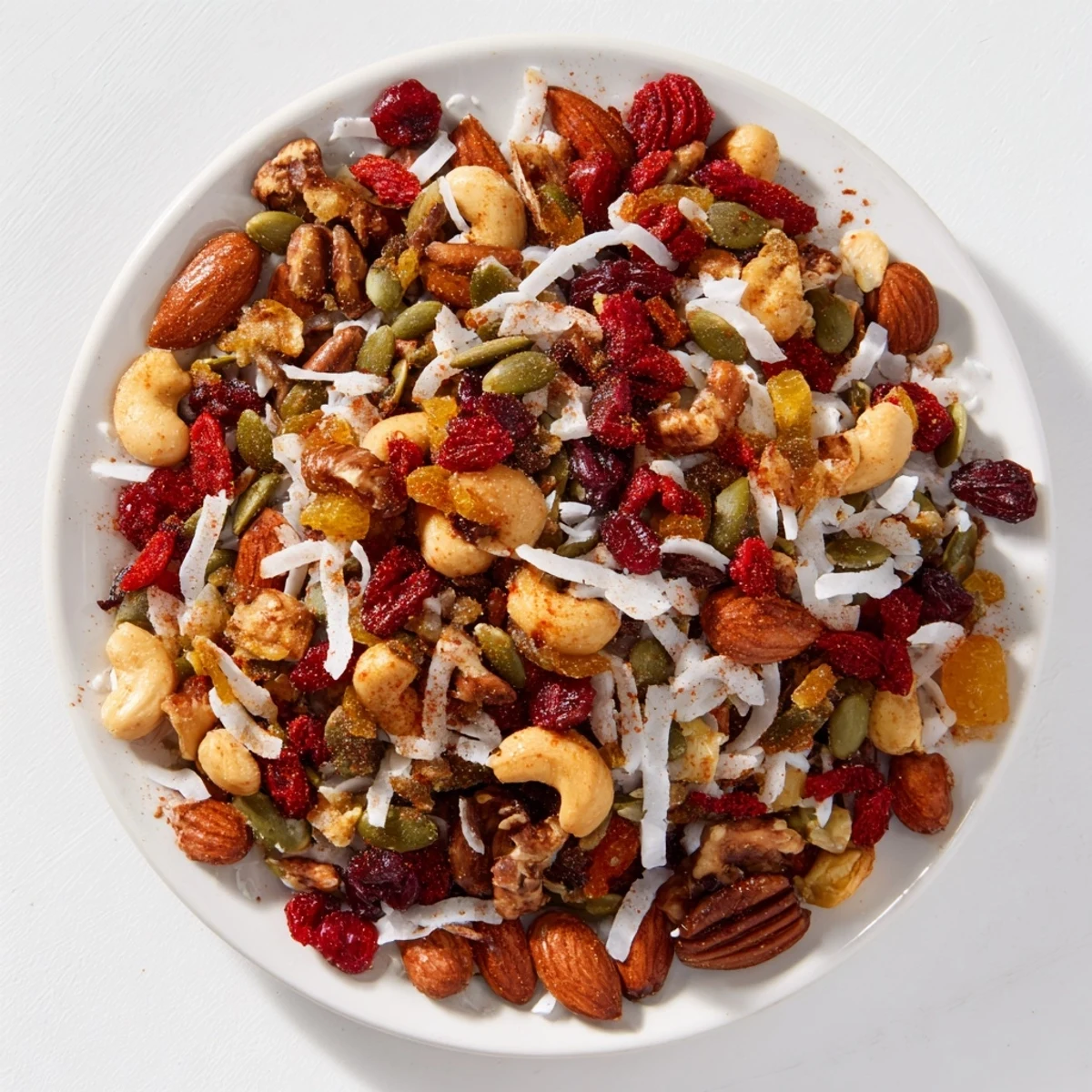 Golden brown Nutty Nosh Squirrel Snack Mix in a bowl, ready to enjoy as a delicious treat.