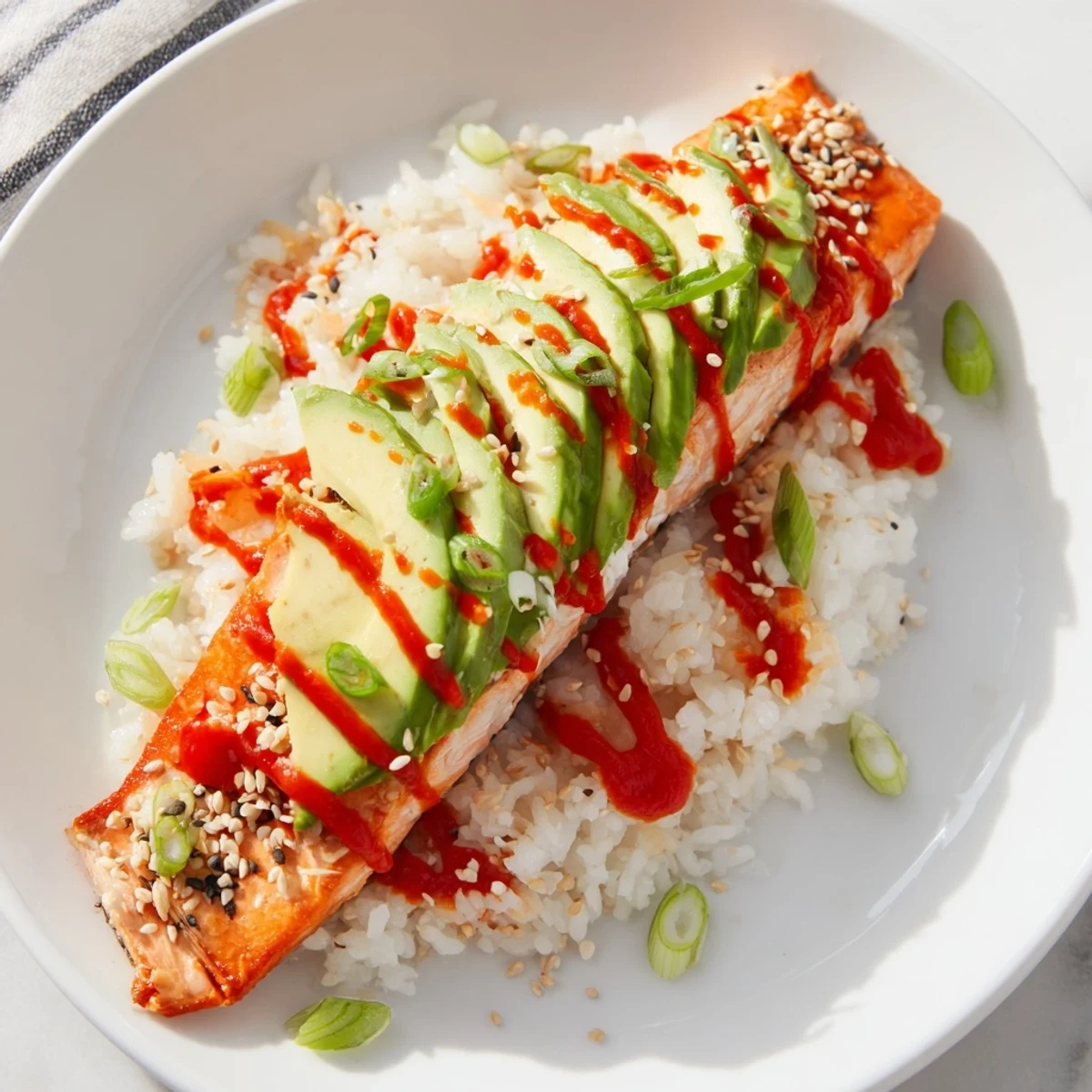 Enjoy a quick and easy Classic Salmon Rice, with perfectly flaked salmon pieces and savory flavors.
