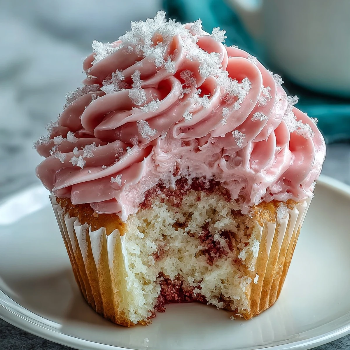 Galentines Pink Velvet Cupcakes