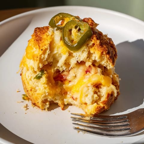 Cheesy Jalapeño Chaos Cake Scones #100