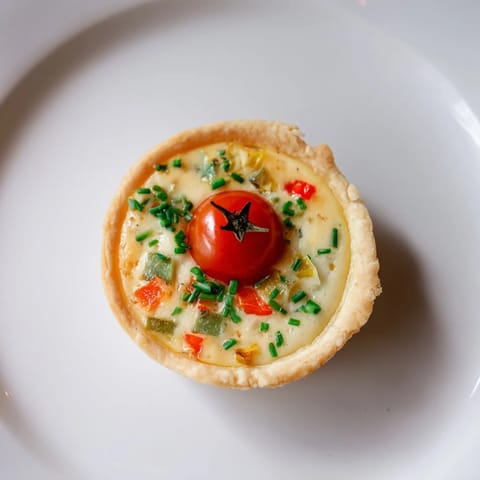 Floral Mini Quiches Wreath