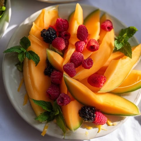 Layered Melon and Berries
