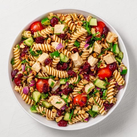 Pasta Salad Cranberry Vinaigrette