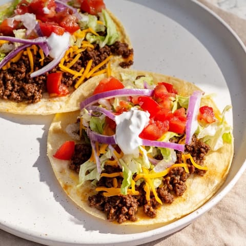 Crispy Smash Beef Tacos