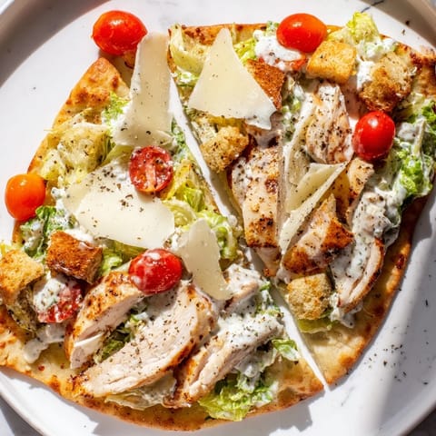 Chicken Caesar Flatbread
