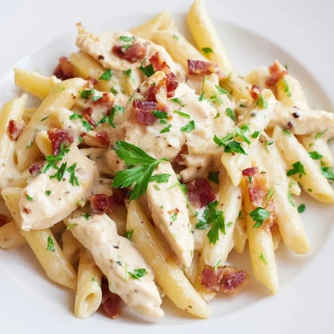 Creamy Chicken Bacon Penne