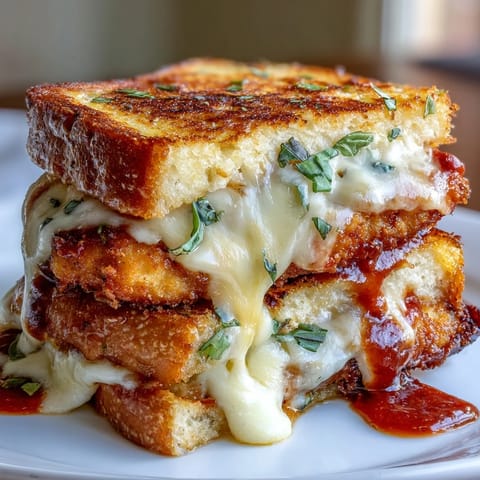Crispy breaded chicken breast smothered in rich vodka sauce and melted mozzarella, served on toasted ciabatta for a hearty Italian-American sandwich.  