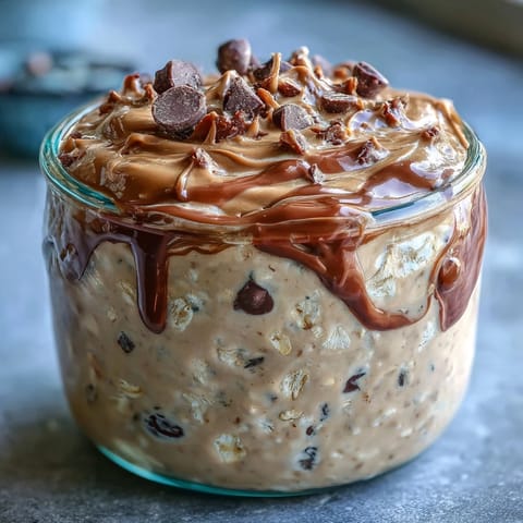 Overnight Oats Chocolate Peanut