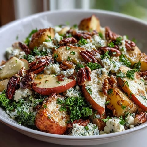 Crunchy Celery Apple Salad with Walnuts and Feta, a vibrant vegetarian dish with crisp apples, toasted walnuts, and creamy feta.
