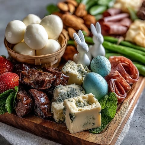 Spring Charcuterie Easter Board
