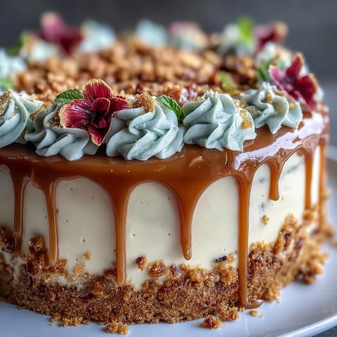 A stunning Taurus Cake featuring moist butterscotch cake and smooth, floral-hued buttercream.