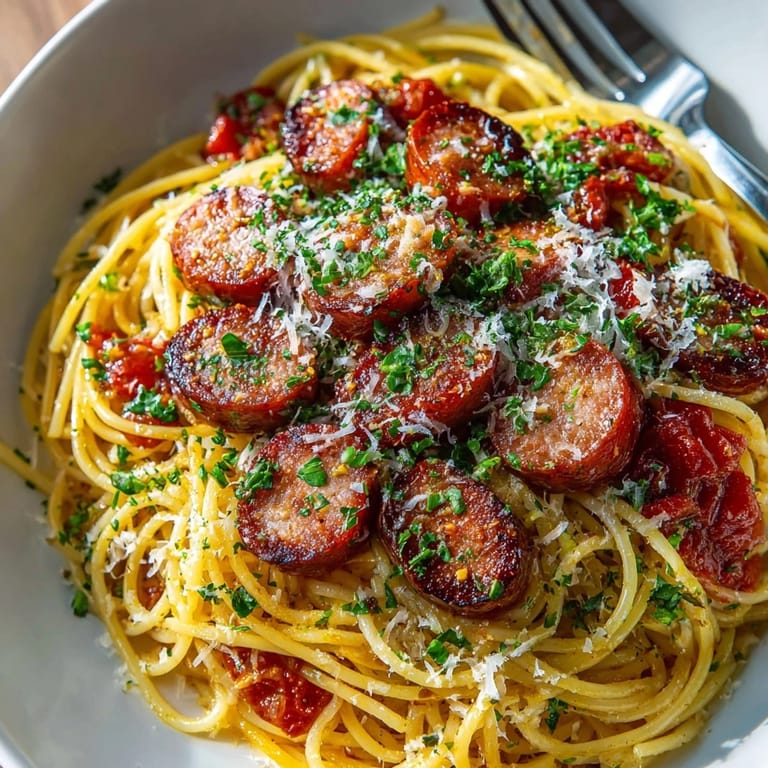 Fun Hot Dog "Worms" recipe: Slimy, curled dogs on pasta, ready for serving.