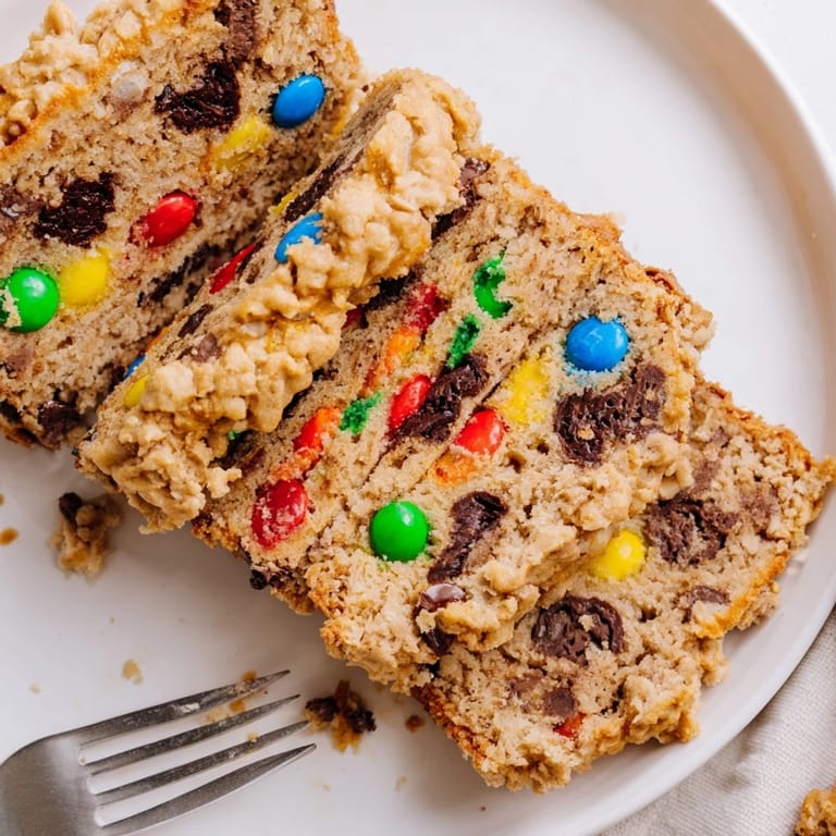 Delicious Cinnamon Sugar Monster Cookie Loaf, perfect for dessert and sharing moments.