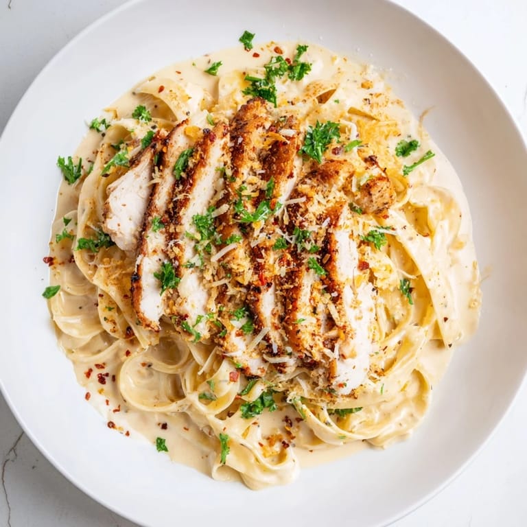 Rich, creamy Alfredo sauce coats the Cajun Chicken Alfredo, a delicious and easy weeknight meal.
