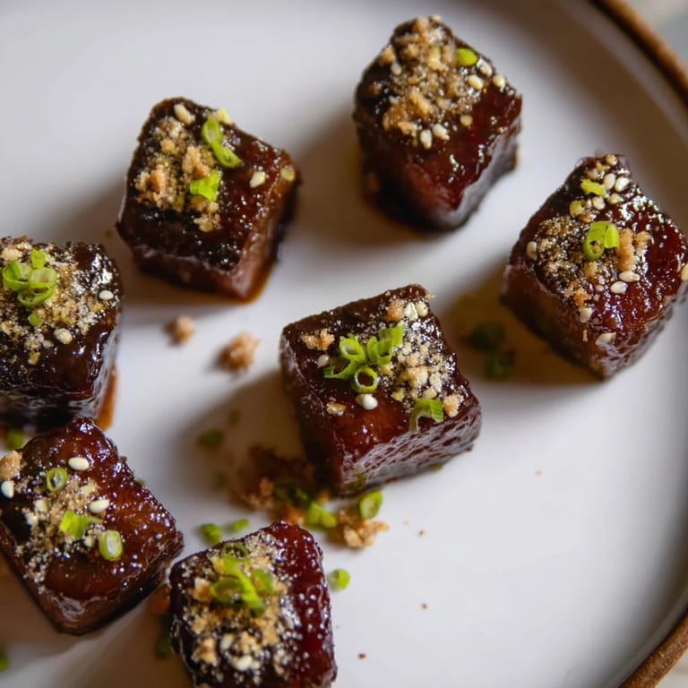 Succulent air fryer chicken bites, showcasing a sweet and savory honey marinade, garnished with sesame seeds.