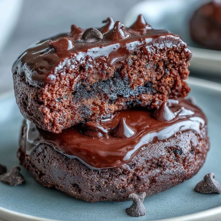 Chewy double chocolate cottage cheese protein cookies packed with dark chocolate chips, perfect for post-workout snacking or dessert.