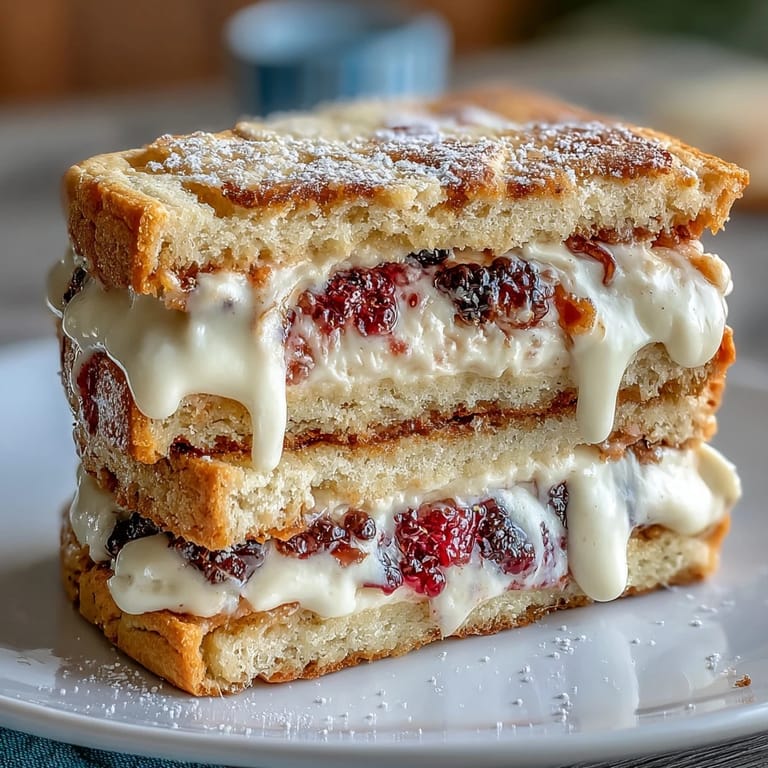 Delicate, melt-in-your-mouth clotted cream shortbread cookies with tangy raspberry filling, perfect for elegant afternoon tea.